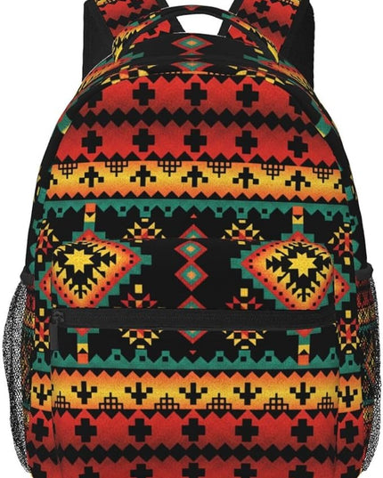 Native American Backpack for Men Women,Casual Travel Hiking Camping Backpacks Lightweight Bookbag
