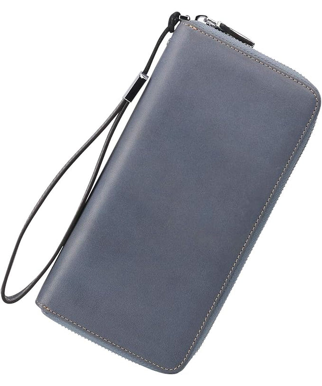 Lavemi Small Compact Women Wallet RFID Blocking Genuine Leather Bifold Purse with ID Windows