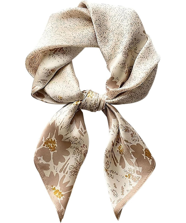 Satin Bandanas Head Scarf For Women Hair Scarves Accessories Lightweight Fashion Wrap Neck Silk Sleeping Headscarf