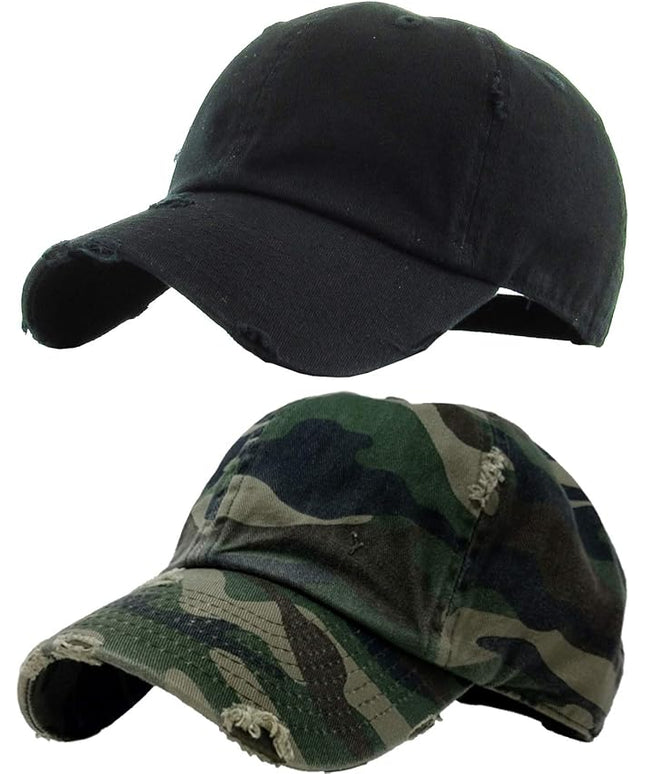 Funky Junque Distressed Baseball Cap
