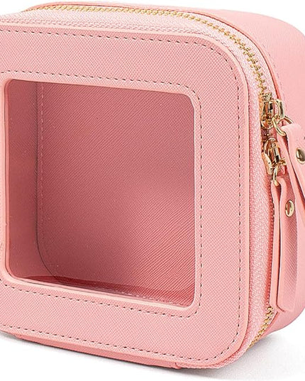Travel Clear Makeup Bag Set, TSA Approved Cosmetic Bag Case with Zipper Portable Makeup Pouch Toiletry Bag Traveling Cosmetic Organizer Storage Bag Car Organizer Car Essentials