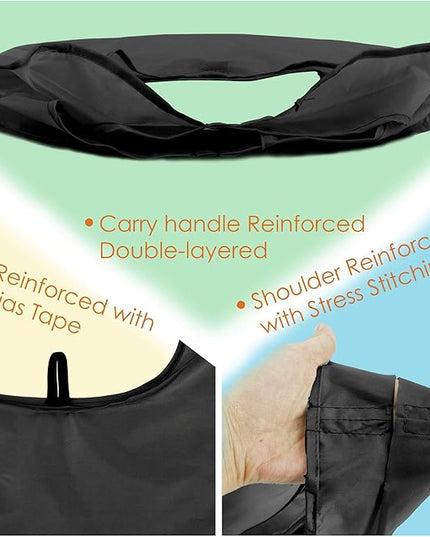 BeeGreen DIY Reusable Grocery Bags Bulk 10 Pack, Reusable Shopping Bags X-Large 50LBS, Machine Washable Kitchen Reusable Bags Heavy Duty, Foldable Tote Bags w Handles for Shopping