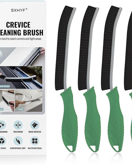 SXhyf Crevice Cleaning Brush - Grout Scrub Brush, House Cleaning Supplies, Gap Cleaning Tools, Home Essentials, Gifts for Women Men, Hard Bristle Crevice Cleaner Brush for Household Use, Bathroom