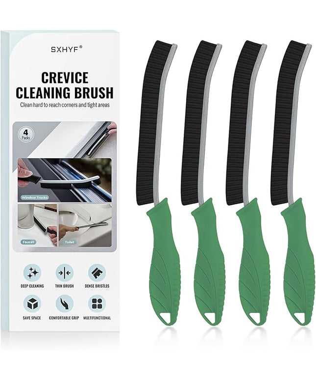 SXhyf Crevice Cleaning Brush - Grout Scrub Brush, House Cleaning Supplies, Gap Cleaning Tools, Home Essentials, Gifts for Women Men, Hard Bristle Crevice Cleaner Brush for Household Use, Bathroom