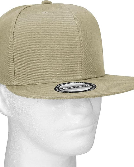 Classic Snapback Hat Cap Hip Hop Style Flat Bill Blank Solid Color Adjustable Size