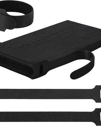 140 PCS 8 inch Cable Ties Reusable Cable Management Adjustable Cable Organizer, Cable Straps, Cord Wraps and Hook Loop Straps for Computer,Gaming, Wire, Desk- Home Office Essentials