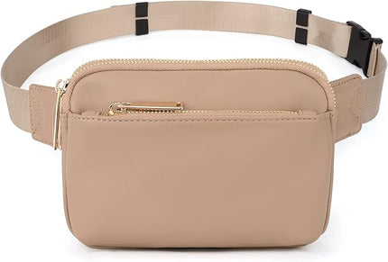 UTO Fanny Pack for Women Crossbody Trendy Fashion Belt Purse Chest Waist Hip Bumbag for Outdoor Shopping Travel Hiking
