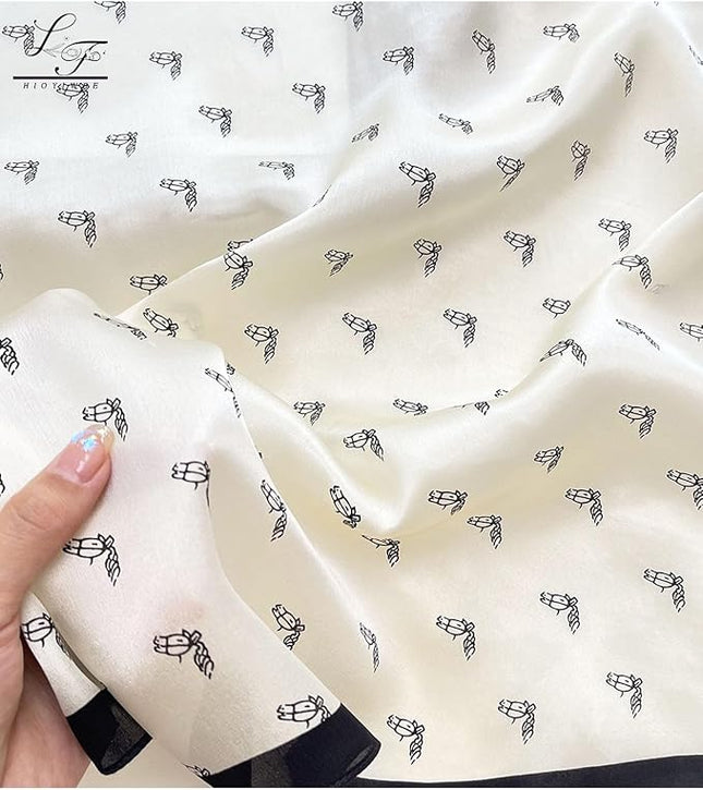 Satin Bandanas Head Scarf For Women Hair Scarves Accessories Lightweight Fashion Wrap Neck Silk Sleeping Headscarf