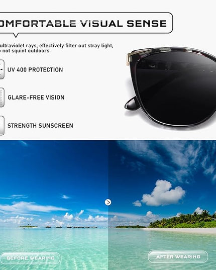 Trendy Cat Eye Sunglasses for Women Fashion Cateye UV400 Protection Glasses CL22017
