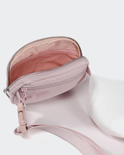 Pander Unisex Belt Bag Fanny Pack for Women with Adjustable Strap, Small Waist Pouch for Workout Running Traveling Hiking