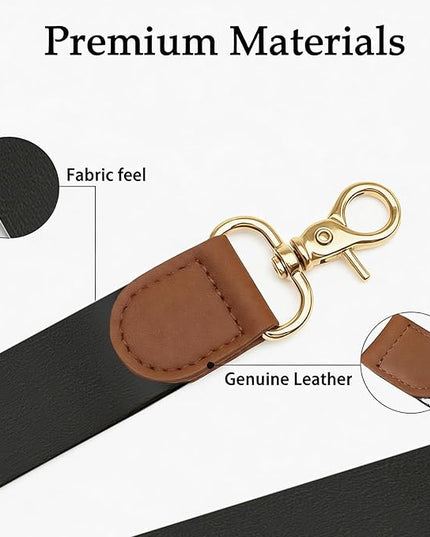 Black Adjustable Phone Lanyard Crossbody & Wrist Strap – Universal Neck Strap for iPhone Android, Keys & Wallets