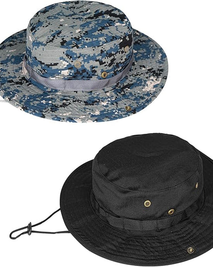 Sun Hats for Men Women Boonie Hat UPF 50+ Bucket Hat Wide Brim UV Protection Fishing Hiking Safari Outdoor Hats