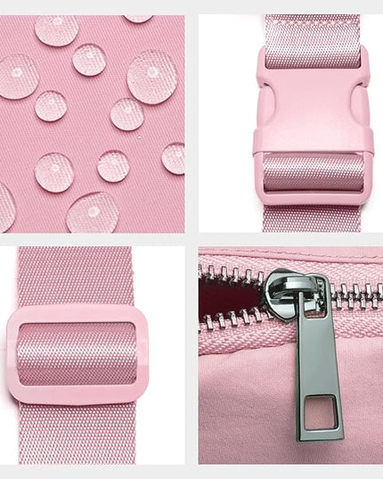 Belt Bag for Women Fanny Pack Crossbody Bags for Women Fashion Waist Packs with Adjustable Strap Gifts for Teen Girls Women Men (Pink)
