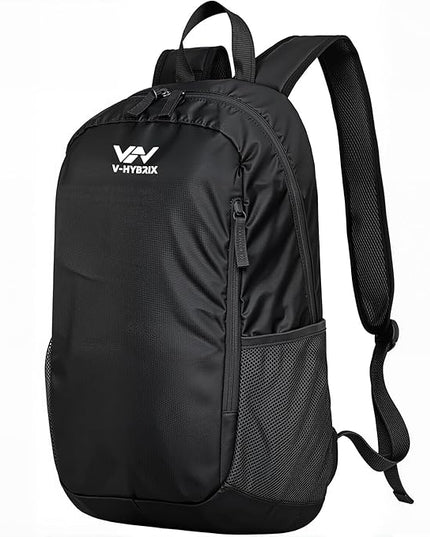 30L Commuter Backpack, Lightweight Laptop Camping Casual Daypacks, Waterproof Gym Travel School Bag Basic Backpack for Men Women-Black