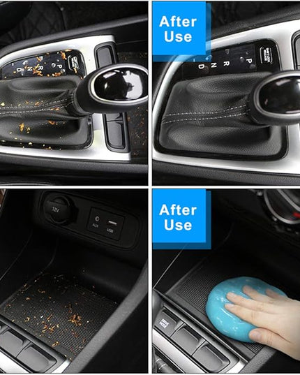 TICARVE 2Pack Cleaning Gel Car Putty Car Detail Putty Auto Detail Gel Detail for Car Interior Cleaner Kits Automotive Car Slime Keyboard Cleaner Blue (320g/11.2oz)