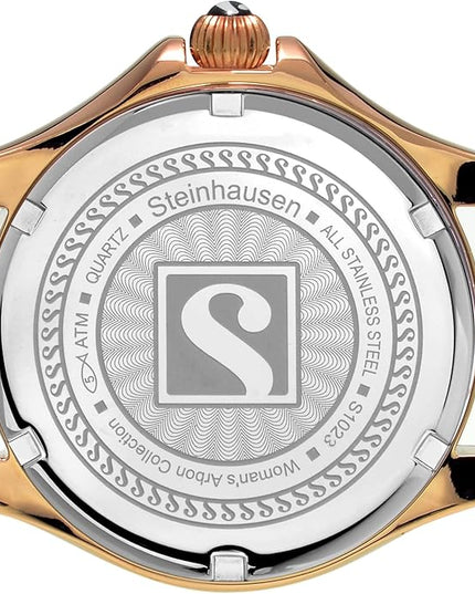 Steinhausen Arbon Collection Stainless Steel Silicone Interchangable Band Women's Watch