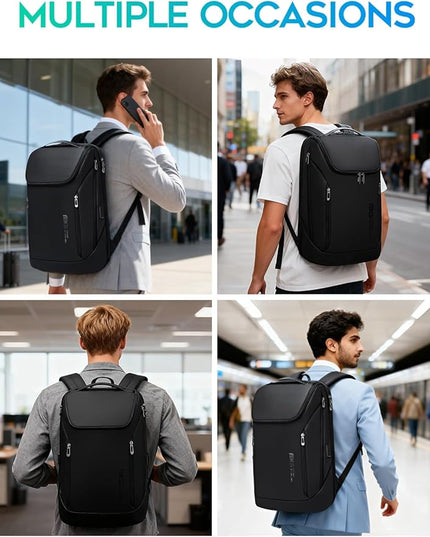 FUTURE AESTHETIC Business Smart Backpack Waterproof fit 15.6 Inch Laptop Backpack with USB Charging Port,Travel Durable Backpack