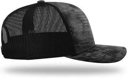 Richardson 112 Trucker Hat - Premium Adjustable Snapback Hat - Structured Six Panel Richardson Blank Caps