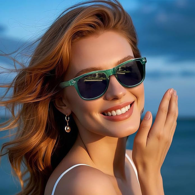 Joopin Square Sunglasses Polarized UV Protection Trendy Designer Sun Glasses Men Women