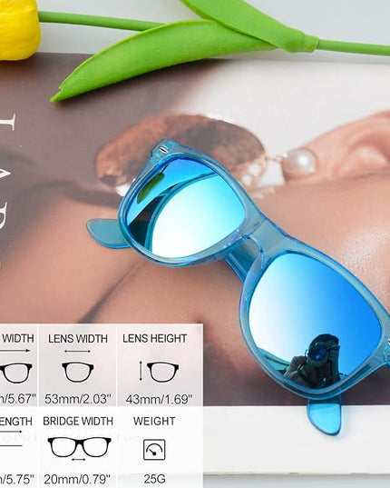 Joopin Square Sunglasses Polarized UV Protection Trendy Designer Sun Glasses Men Women