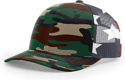 Richardson 112 Trucker Hat - Premium Adjustable Snapback Hat - Structured Six Panel Richardson Blank Caps