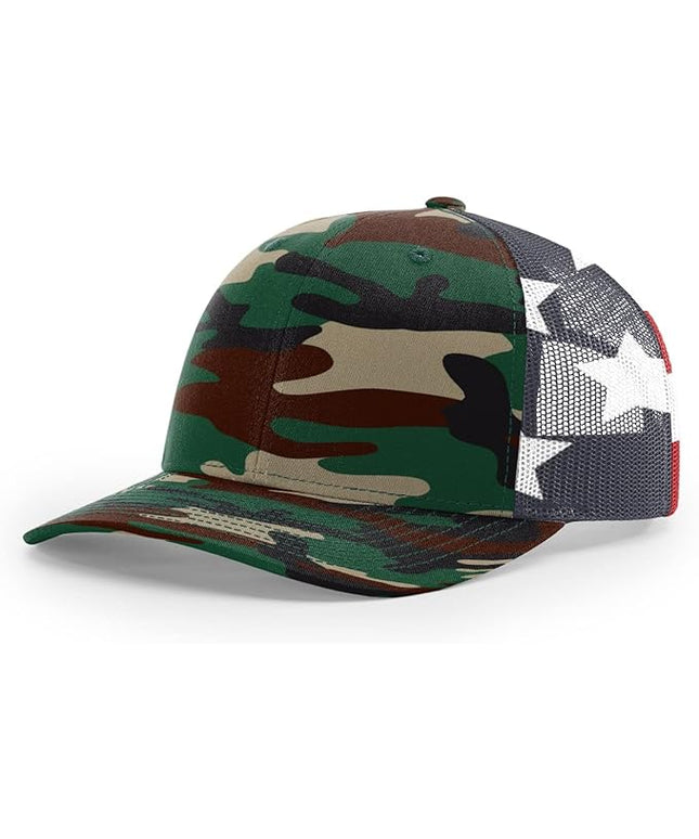 Richardson 112 Trucker Hat - Premium Adjustable Snapback Hat - Structured Six Panel Richardson Blank Caps