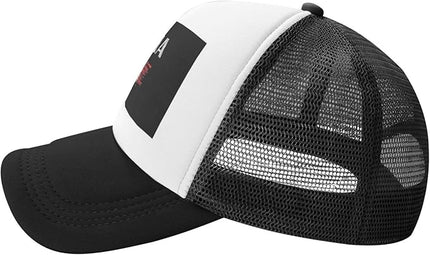 Cute Flag Baseball Cap for Men Women Mesh Trucker Hat Adjustable Patriotic Snapback Baseball Hat for Sports Running