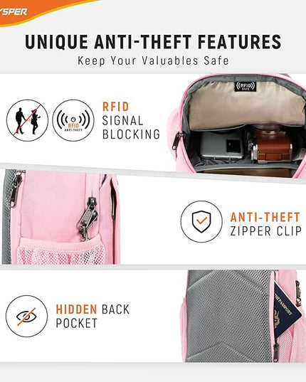 SKYSPER Sling Bag RFID Cross Body Bag Recycled Crossbody Backpack Travel Daypack