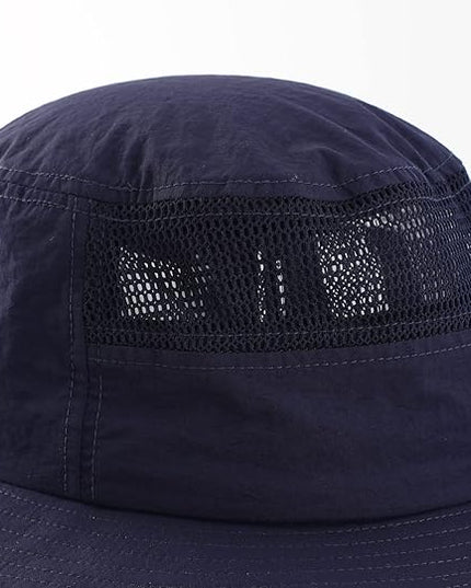 Home Prefer UPF50+ Mens Sun Hat Wide Brim Fishing Hat Womens UV Protection Cap Breathable Mesh Safari Gardening Bucket Hat
