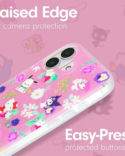 Sonix x Sanrio Case for iPhone 16 | Compatible with MagSafe | 10ft Drop Tested | Hello Kitty and Friends Floral