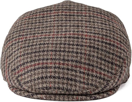 FEINION Men's Wool Tweed Newsboy Ivy Cap Gatsby Golf Flat Hat