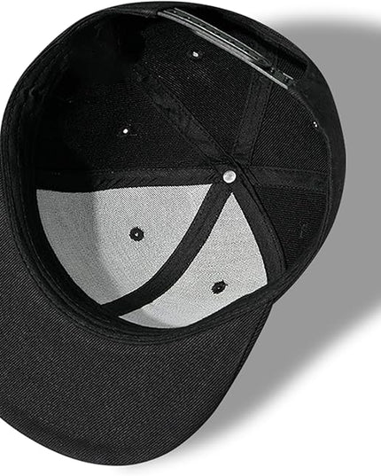 Chef Hat Flat Bill Hats for Men Funny Double Knives Kitchen Adjustable Baseball Cap Snapback Hat for Women