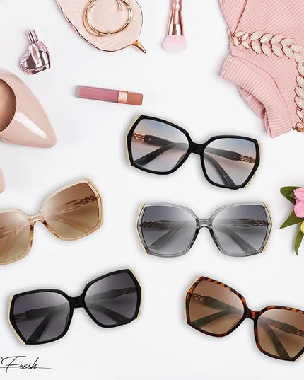 The Fresh Classic Crystal Elegant Women Beauty Design Sunglasses Gift Box