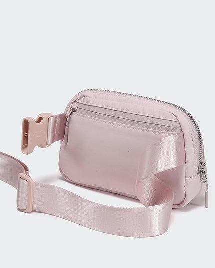 Pander Unisex Belt Bag Fanny Pack for Women with Adjustable Strap, Small Waist Pouch for Workout Running Traveling Hiking
