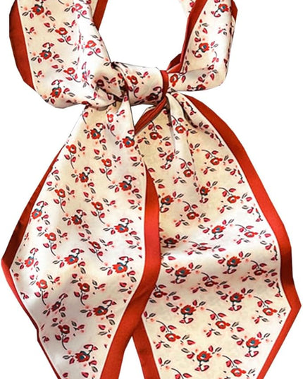 Purse Scarf For Handbags Head Scarves For Women's Hair Bags Scarfs Long Skinny Scarves Fashion Silky