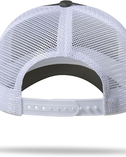 American Flag Trucker Hat - Snapback Hat, Baseball Cap for Men Women - Breathable Mesh Side, Adjustable Fit - for Casual Wear