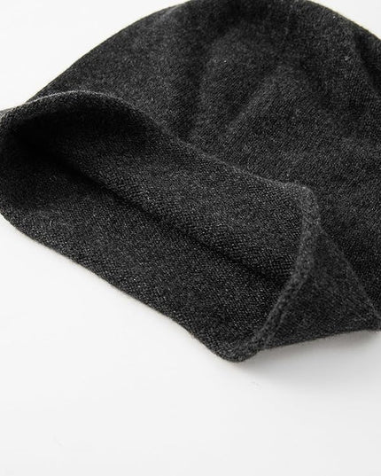 Villand 100% Cashmere Slouchy Beanie Hat for Women, Knitted Ladies Soft Warm Cashmere Skull Beanies Cap