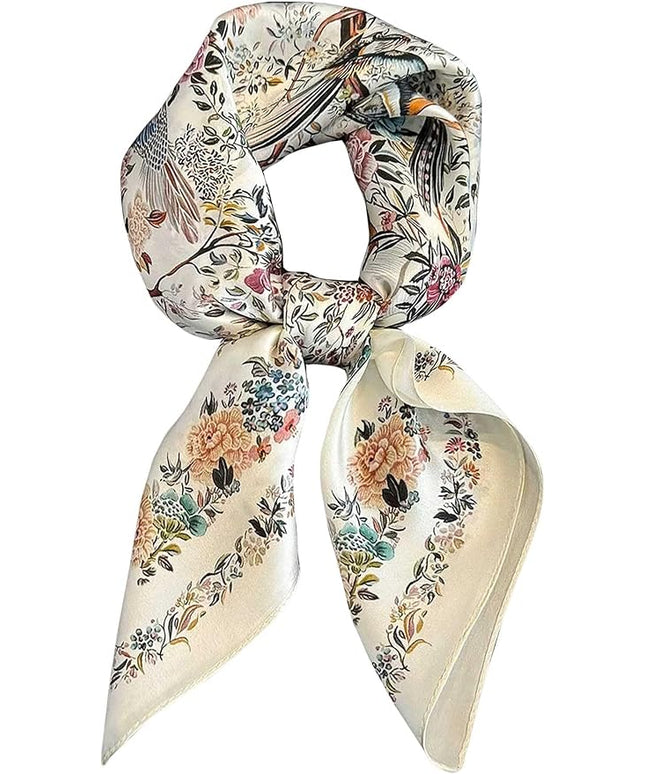 Dailyacc Hair Bandanas Scarf For Women Lightweight Fashion Neck Silk Satin Head Scarves For Sleeping Handbags Scarf