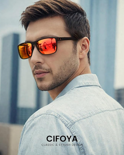 Sunglasses-Men Polarized Mens Sunglasses: Classic Women Sun Glasses UV Protection for Fishing Driving Golf