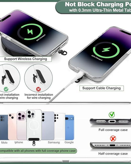 Phone Lanyard Crossbody, Adjustable Cell Phone Lanyard Neck Strap for All Phones, Universal Skin Friendly Phone Strap Crossbody for Women and Men