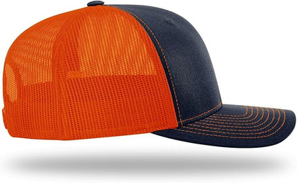 Richardson 112 Trucker Hat - Premium Adjustable Snapback Hat - Structured Six Panel Richardson Blank Caps