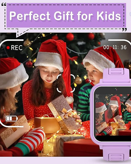 Kids Smart Watches Girls Gifts Age 3-12, Smart Watch for Kids with 39 Games Camera Video Recorder Music Player Alarm Calculator Stopwatch Flashlight Pedometer Gift Toys for Girls Ages 5 6 7 8 9 10