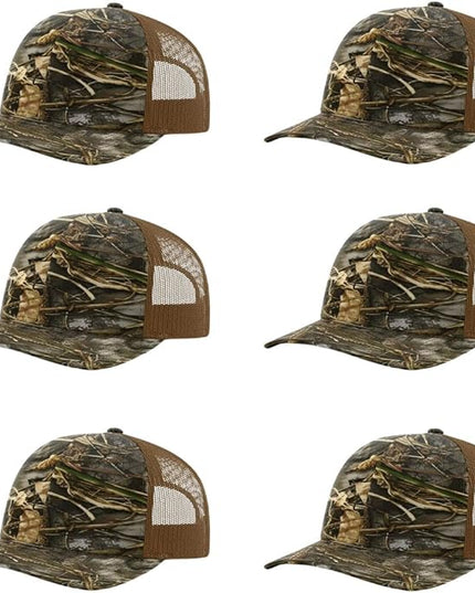 Richardson 112 Classic Six-Panel Adjustable Snapback Trucker Cap | Bulk Packs Available