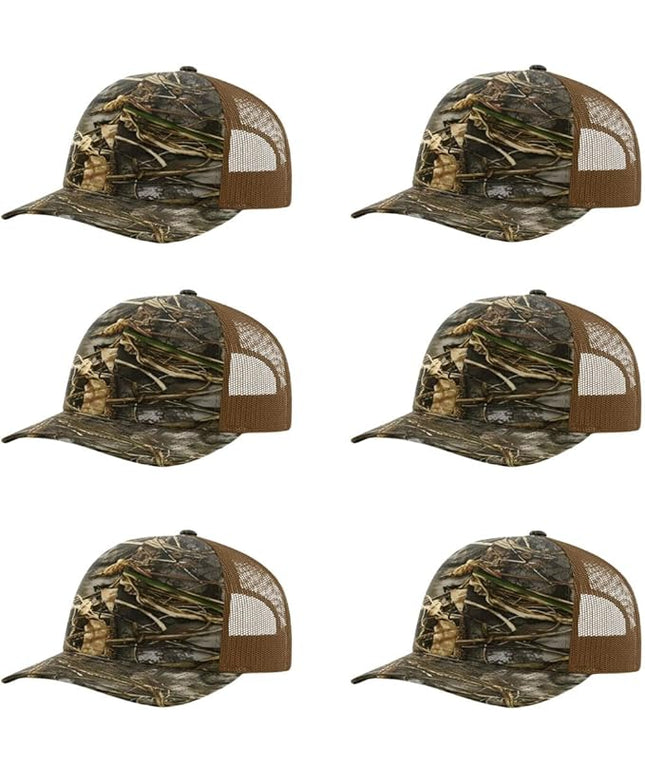 Richardson 112 Classic Six-Panel Adjustable Snapback Trucker Cap | Bulk Packs Available