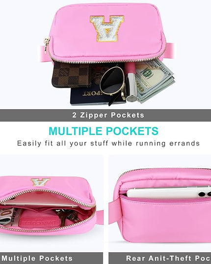 DANCOUR Kids Fanny Pack - Crossbody Bag for Girls, Birthday Gift for 8 & 11 Year Olds
