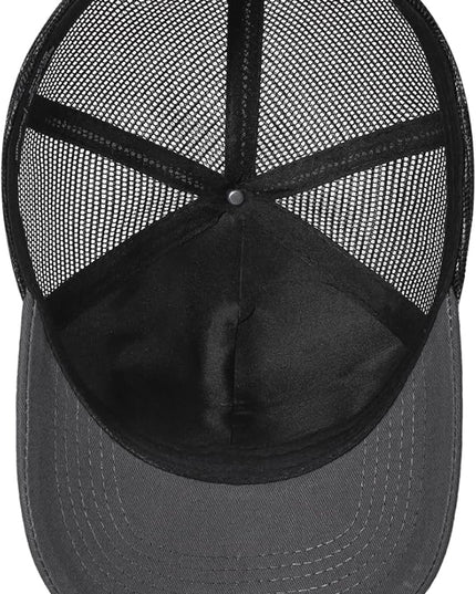 American Flag Trucker Hat - Snapback Hat, Baseball Cap for Men Women - Breathable Mesh Side, Adjustable Fit - for Casual Wear