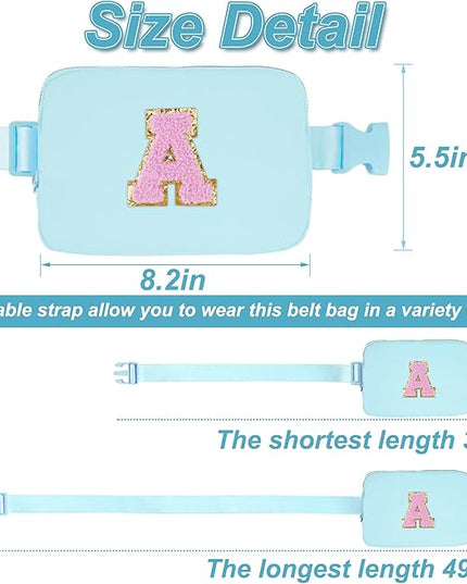 Uygafly Christmas Gifts for Teen Girls Kids - Birthday Gifts for Girls,Friendship Gifts for Women,Friend Birthday Gifts for Women - Fanny Pack Crossbody Bag Belt Bag Cute Trendy Stuff | Blue,A