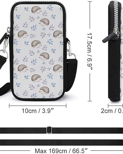 Small Crossbody Bags for Men, Cool Lightweight Sling Phone Pouch, Slim Cell Phone Purses