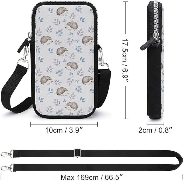 Small Crossbody Bags for Men, Cool Lightweight Sling Phone Pouch, Slim Cell Phone Purses