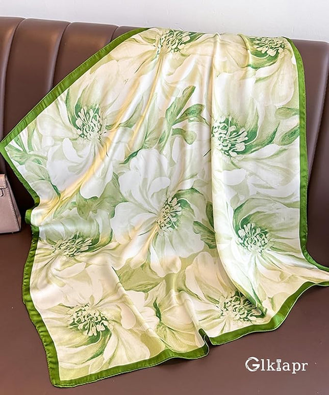 Satin Bandana Headscarf for Women Silky Hair Scarves for Fashion Lightweight